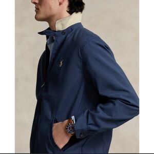 Vintage Style Polo Ralph Lauren Chester Windbreaker Men's Jacket Navy